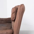 Vintage Aniline Leather 2-seats Sofa From 1970’s thumbnail 12