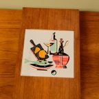 Vintage Borrelset Besteklade Kaasplank thumbnail 6