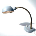 Desk Lamps - Blue/Gray - Brass, Bendable Neck thumbnail 7