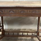 Henri Ii Solid Walnut Dining Table thumbnail 2