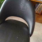 Vintage Knoll Eero Saarinen Conference Stoel, Zwart thumbnail 10