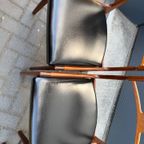 Set Van 4 Johannes Andersen Eetkamerstoelen thumbnail 27