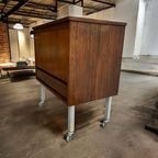 Vintage Barkast Op Wieltjes / Retro Minibar Of Bijzetkast thumbnail 3