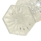Vintage Vaas Boheems Kristal Diamant Patroon Medici 23cm thumbnail 9