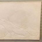 Assyrisch Reliëf Van Gewonde Leeuwin, Muurkunst, 86 X 74 Cm thumbnail 4