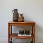 Vintage Deense Bijzettafel / Trolley Van Salling Stolefabrik thumbnail 4