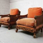 Pair Of Armchairs From The Early 20Th Century thumbnail 2