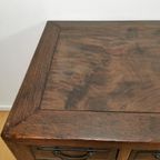 Grote Antieke Vintage Ladekast, Sidetable Muurtafel, Toonbank thumbnail 12