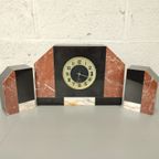 Marmeren Art Deco Klokstel thumbnail 2