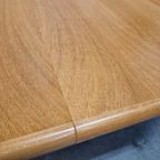 Xxl Vintage Deense Eettafel Uittrekbare Tafel Ronde Ovale thumbnail 11