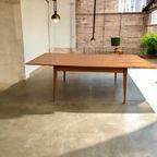 Vintage Uittrekbare Houten Tafel /Eettafel thumbnail 13