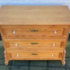 Stoere Grenen 3 Ladekast, 100 Cm Breed, 80 Cm Hoog thumbnail 5