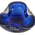 Murano - Murano Sommerso - Asbak - Schaal - Cobalt Blauw - 1960'S thumbnail 3