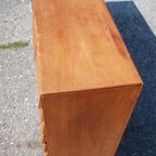 Vintage Houten Schoolkast Ladekast Jaren '60 thumbnail 13