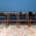 4x Deens Design Stoelen, Søren Willadsen, Midcentury thumbnail 14