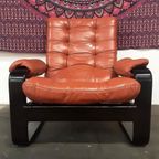 2 Vintage Cognac Leren Coja Culemborg Fauteuils (Mid Century Modern) Vintage Design Relaxing Chairs thumbnail 2