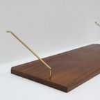 Poul Cadovius | Losse Wandplank | Met Haken | Palissander thumbnail 4