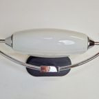 Vintage Peill & Putzler Bolero Wandlamp Wit Glas Germany ‘70 thumbnail 6