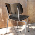 Alle Soorten Industrieel Vintage Zwarte Schoolstoelen thumbnail 11