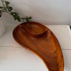 Mid Century Teak Houten Serveerschaal thumbnail 5