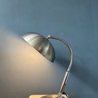 Vintage Hala Busquet / Hala 144 Tafellamp Van Herman Busquet - Zilveren Bauhaus-Bureaulamp thumbnail 2