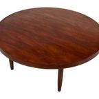 Vintage Houten Ronde Salontafel Jaren 60 Design thumbnail 17