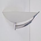 Vintage Blauet Wandlamp Glas Alu Postmodern Wall Lamp Spain thumbnail 10