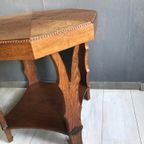 Art Deco Amsterdamse School Bijzettafeltje thumbnail 3