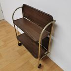 Vintage Barcart Drankenkar Trolley Butlerwagen Serveerwagentje thumbnail 10