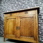 Oud Eiken Dressoir / Meidenkast / Commode / Ladekast thumbnail 5