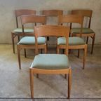 Set Van 6 Stoelen Van Henning Kjearnulf Voor Korup, 1960 thumbnail 5