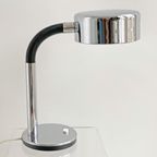 Grote Vintage Chrome Bureaulamp / Tafellamp thumbnail 3