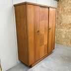 Strakke Midcentury Vintage Kledingkast Garderobekast thumbnail 9