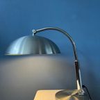 Vintage Hala Busquet / Hala 144 Tafellamp Van Herman Busquet - Zilveren Bauhaus-Bureaulamp thumbnail 4