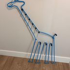 Grote Giraffe Blauwe Kapstok, Vintage Ikea Collectabels thumbnail 2