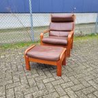 L. Olsen & Søn - Møbelfabrik K/s - Fautuil Met Ottoman thumbnail 4