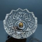 Prachtige Functionele Tafelstuk Kindje Houdbonbonschaal Vast - Kristal Fazetglas Uit Frankrijk thumbnail 8