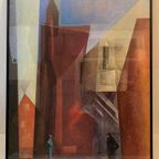 Art-Print Town Gate Van Lyonel Feininger In Lijst thumbnail 7