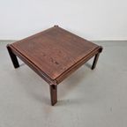 Vintage Minimalistisch Design Wengé Salontafel ‘70 Denmark thumbnail 8
