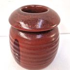 Red Piet Knepper For Mobach Vase, Modernist Dutch, Utrecht thumbnail 2