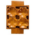 Mid-Century Teak Houten Tapas Set Deens Design thumbnail 2