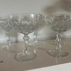 5x Vintage Kristalglas Champagnecoupes thumbnail 6