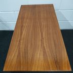 Vintage Jaren 60-70 Verrijdbare Bijzettafel Tv Tafel (Fineer Chroom) thumbnail 13