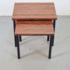 Vintage 2 Bijzettafel Nesting Pastoe Mimiset ´60 Mid Century thumbnail 5