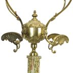 Hollywood Regency Kapstok Onyx En Messing Fifties 167Cm thumbnail 13