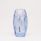 Sklo Union Bullet Vaasje Blauw, 1950s thumbnail 3