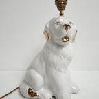 Vintage Tafellamp Van Keramieken Labrador thumbnail 7