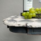 Handbeschilderde Tafel Met Harlekijnpatroon thumbnail 2