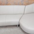 Nieuwbeklede Leolux Pupilla Design Bank Met Chaise Longue! thumbnail 6