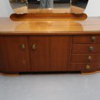 Vintage Kaptafel | Jaren 60 | Drieluik Spiegel thumbnail 5
